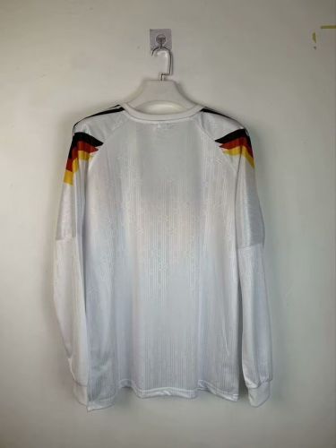 Long Sleeve Retro Jersey 1990 Germany Home Soccer Jersey Vintage Football Shirt
