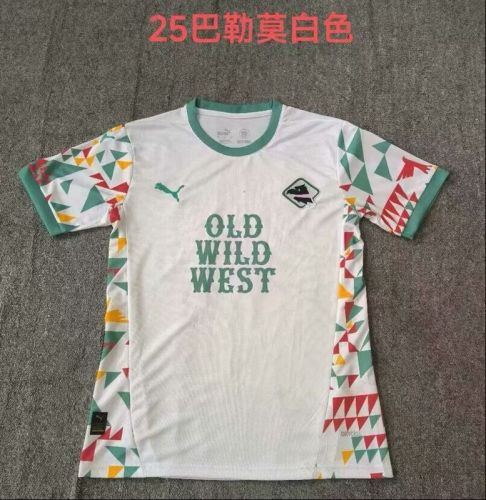 Fans Version 2024-2025 Palermo Away White Soccer Jersey Football Shirt