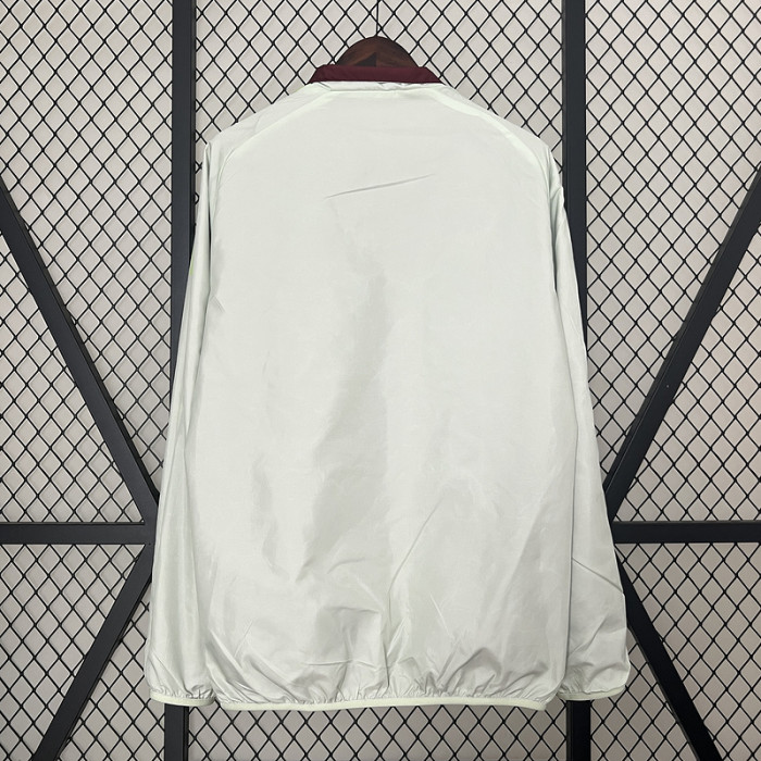 2024 Mexico Red/White Trench Coat Soccer Reversible Windbreaker Jacket Football Jacket
