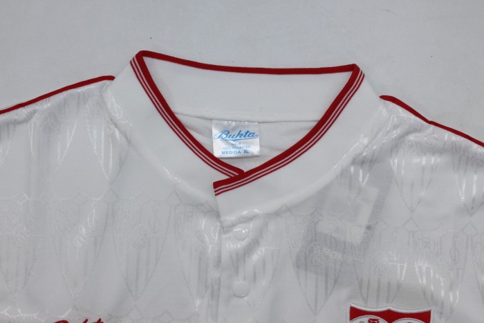 Retro Jersey 1991-1992 Sevilla MARADONA 10 Home Soccer Jersey Football Shirt