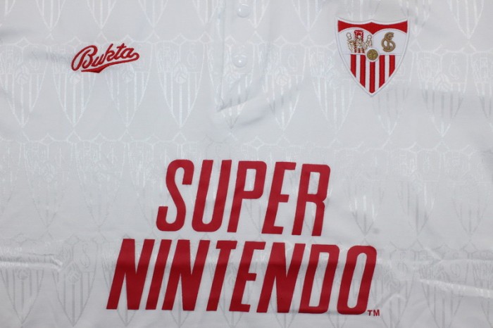Retro Jersey 1991-1992 Sevilla MARADONA 10 Home Soccer Jersey Football Shirt