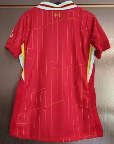Women 2024-2025 Liverpool Home Soccer Jersey Girl Football Shirt