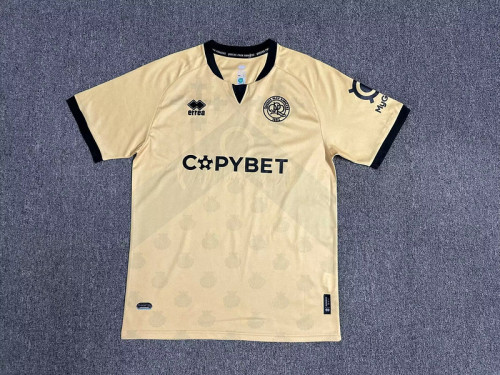 Fans Version 2024-2025 Queens Park Rangers Third Away Yellow Soccer Jersey Football Shirt