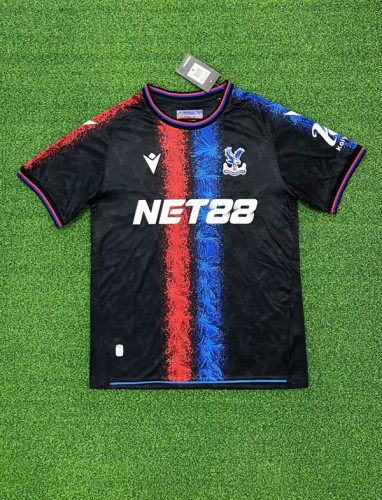 Palace Football Shirt Fan Version 2024-2025 Crystal Palace Third Away Black Soccer Jersey