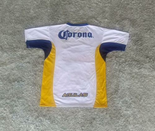 Retro Camisetas de Futbol 2000-2001 Club America Aguilas Third Away White Soccer Jersey Vintage Football Shirt
