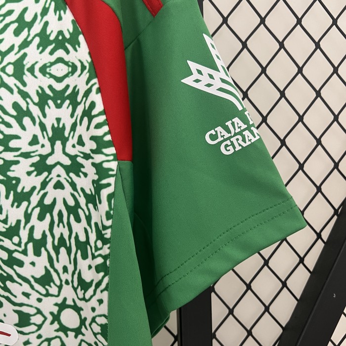 Fan Version 2024-2025 Granada Third Away Green Soccer Jersey Football Shirt