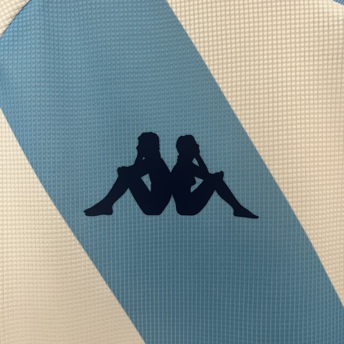 with LALIGA Patch Fan Version 2024-2025 Deportivo La Coruna Away White Soccer Jersey Camisetas de Futbol