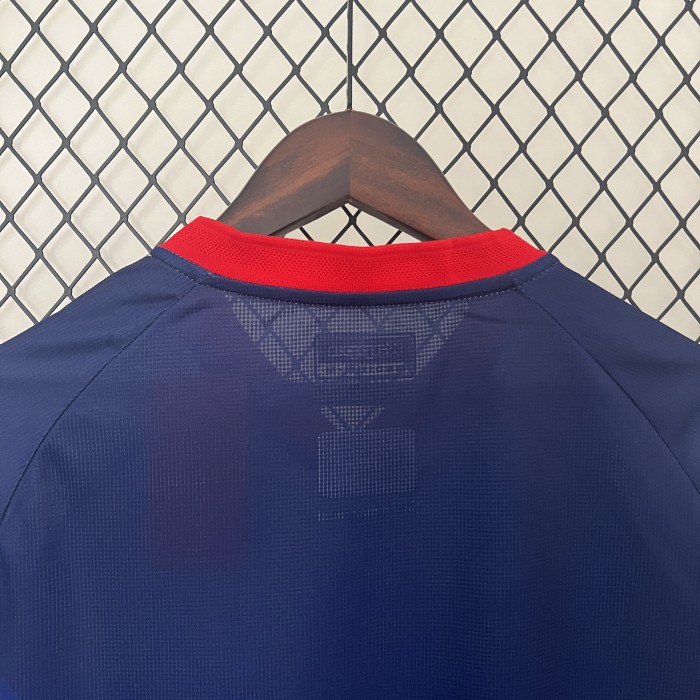 with LALIGA Patch Fan Version 2024-2025 Deportivo La Coruna Third Away Dark Blue Soccer Jersey Camisetas de Futbol