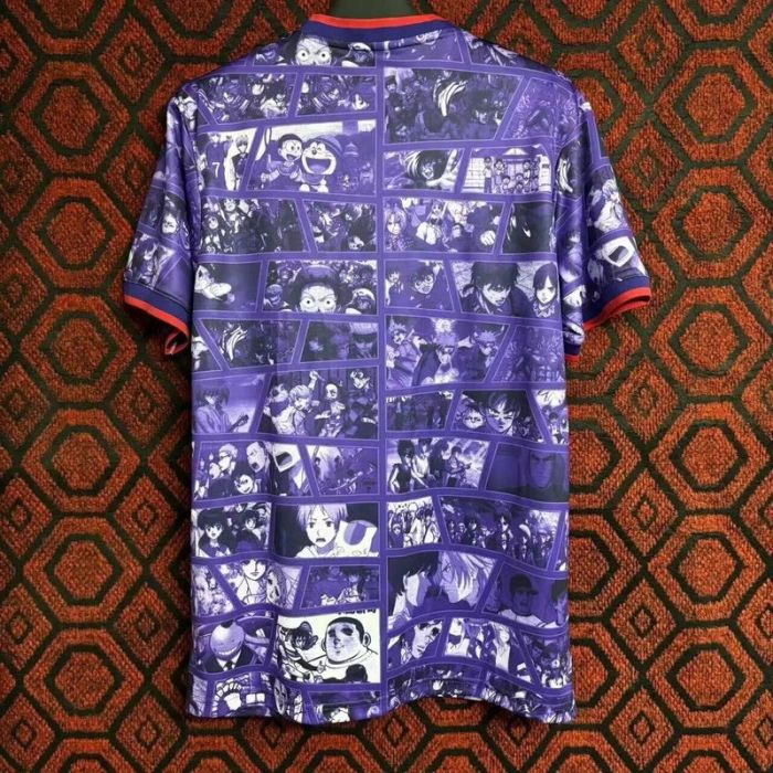 Fan Version Japan 2024 Purple Comic Version Soccer Jersey Football Shirt