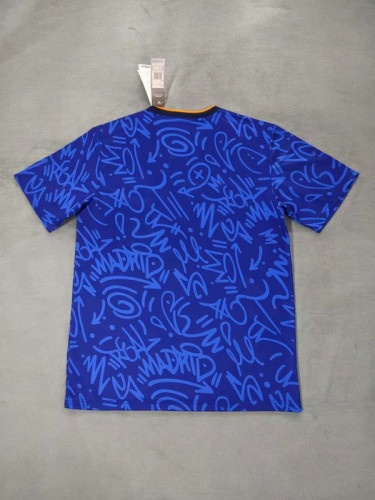 Retro Jersey 2011-2012 Real Madrid Away Blue Soccer Jersey Vintage Football Shirt