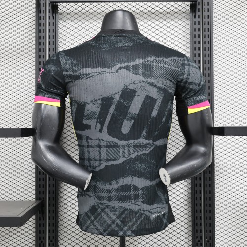 Player Version 2024-2025 Chelsea Away Black/Grey Soccer Jersey Football Shirt