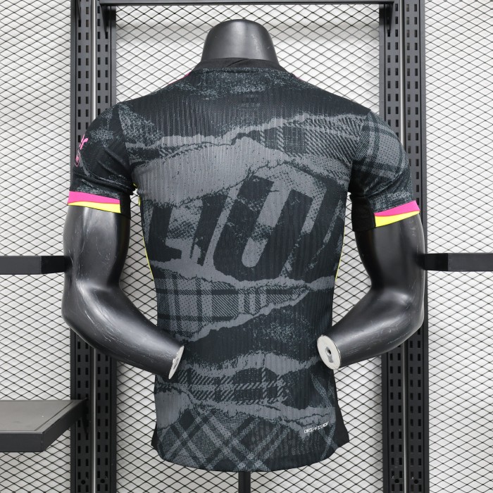 Player Version 2024-2025 Chelsea Away Black/Grey Soccer Jersey Football Shirt
