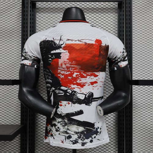 Player Version Japan 2024 White/Red/Black Special Edition Soccer Jersey Football Shirt