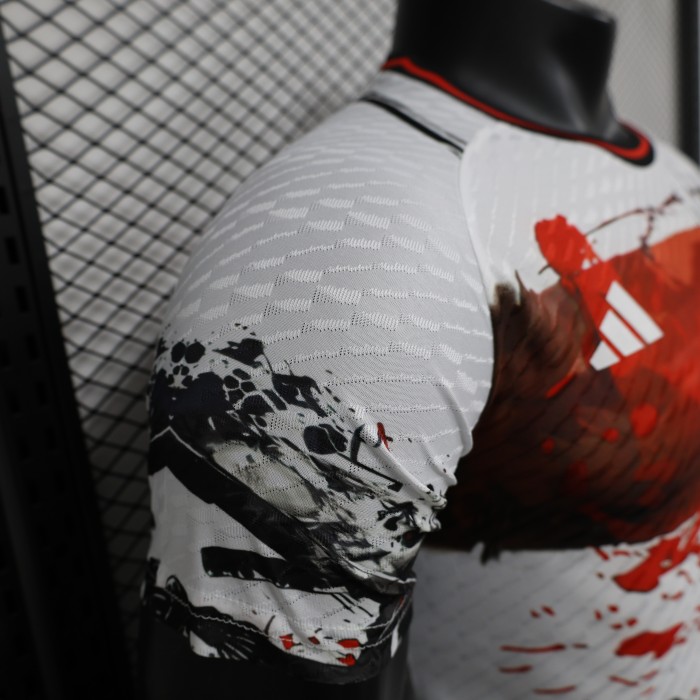 Player Version Japan 2024 White/Red/Black Special Edition Soccer Jersey Football Shirt