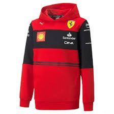 2024 F1 Ferrari Red Hoodie Sweater Jacket