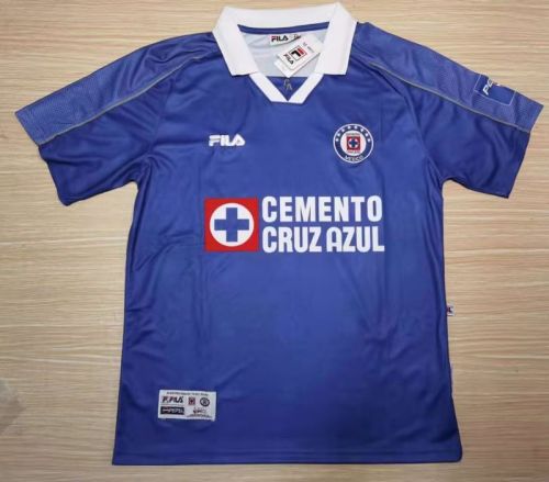 Retro Jersey 2002 Cruz Azul Home Soccer Jersey Vintage Football Shirt