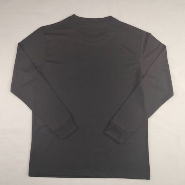 Long Sleeve 2024 Palestine Black/Gold Soccer Jersey FC Palestina Football Shirt