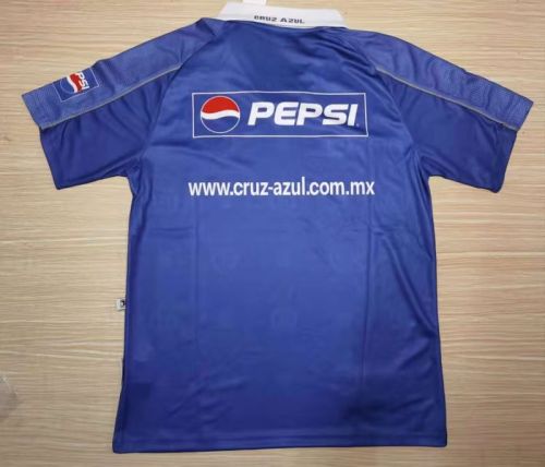 Retro Jersey 2002 Cruz Azul Home Soccer Jersey Vintage Football Shirt