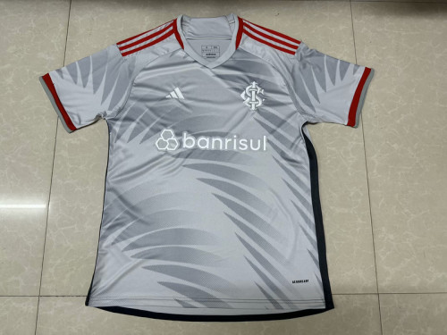 Fans Version 2024-2025 Sport Club Internacional Third Away Grey Soccer Jersey