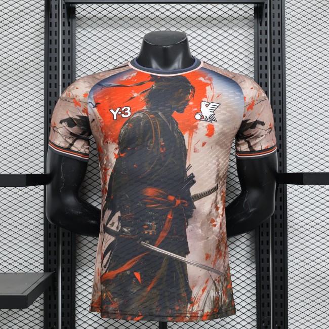 Y-3 Player Version Japan 2024 Brown Special Edition Soccer Jersey Football Shirt