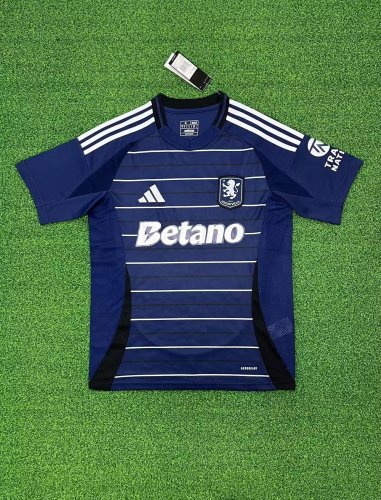 Fan Version 2024-2025 Aston Villa Third Away Football Shirt Soccer Jersey