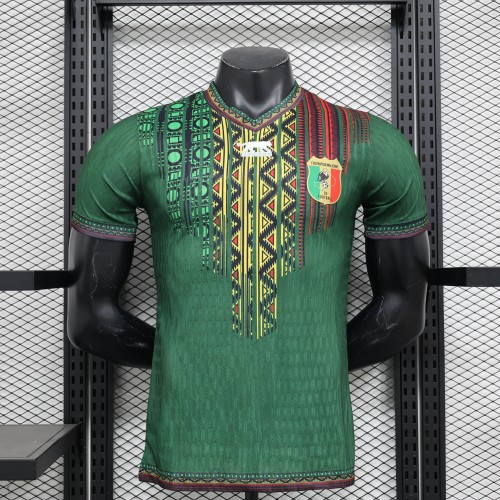 Player Version 2024-2025 Mali Green Soccer Jersey Football Shirt