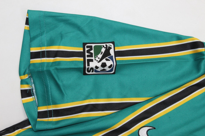 Retro Jersey 1999 Los Angeles Galaxy CIENFUEGOS 10 Green Soccer Jersey Vintage Football Shirt