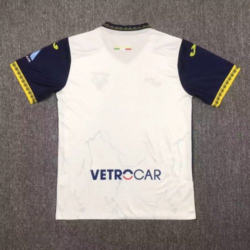 Fan Version 2024-2025 Hellas Verona Away White Soccer Jersey Football Shirt