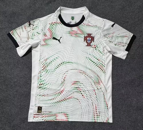 Fan Version Portugal 2025 Away White Soccer Jersey Football Shirt