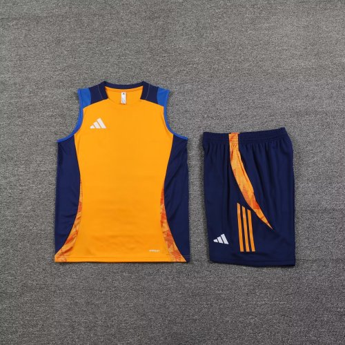 AD Blank Soccer Training Vest and Shorts Football Set