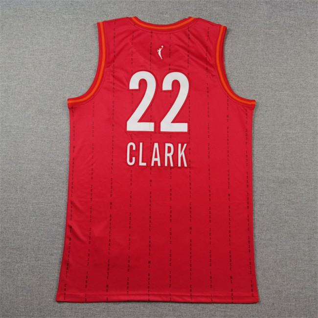 Indiana Fever 22 CLARK Red NBA Jersey Basketball Shirt