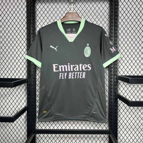 Fan Version 2024-2025 AC Milan Third Away Soccer Jersey AC Football Shirt