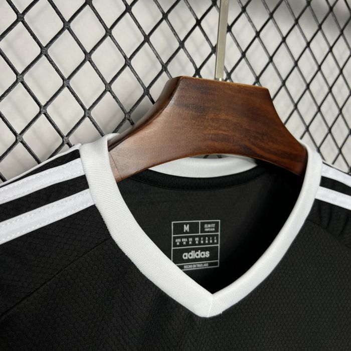 Fan Version 2004-2025 As Roma Black Soccer Training Jersey Football Pre-match Shirt