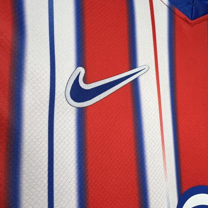 Fan Version 2024-2025 Atletico Madrid Home Soccer Jersey Football Shirt