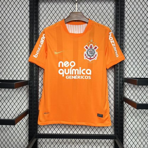 Retro Jersey 2010 Corinthians Orange Football Shirt Vintage Soccer Jersey
