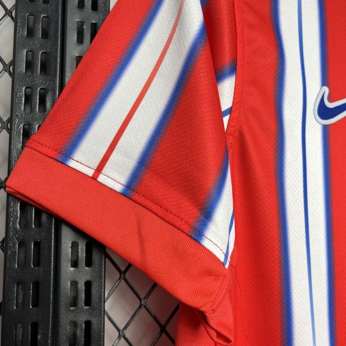 Fan Version 2024-2025 Atletico Madrid Home Soccer Jersey Football Shirt