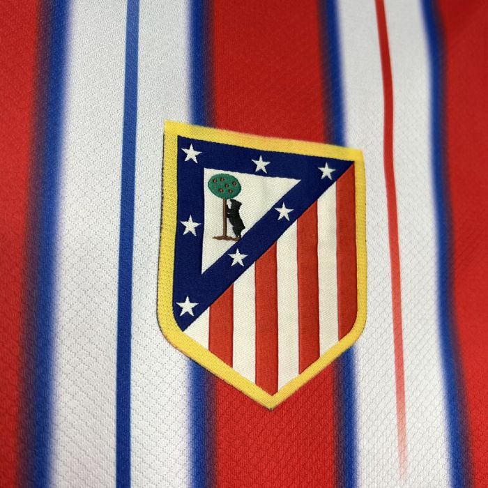Fan Version 2024-2025 Atletico Madrid Home Soccer Jersey Football Shirt