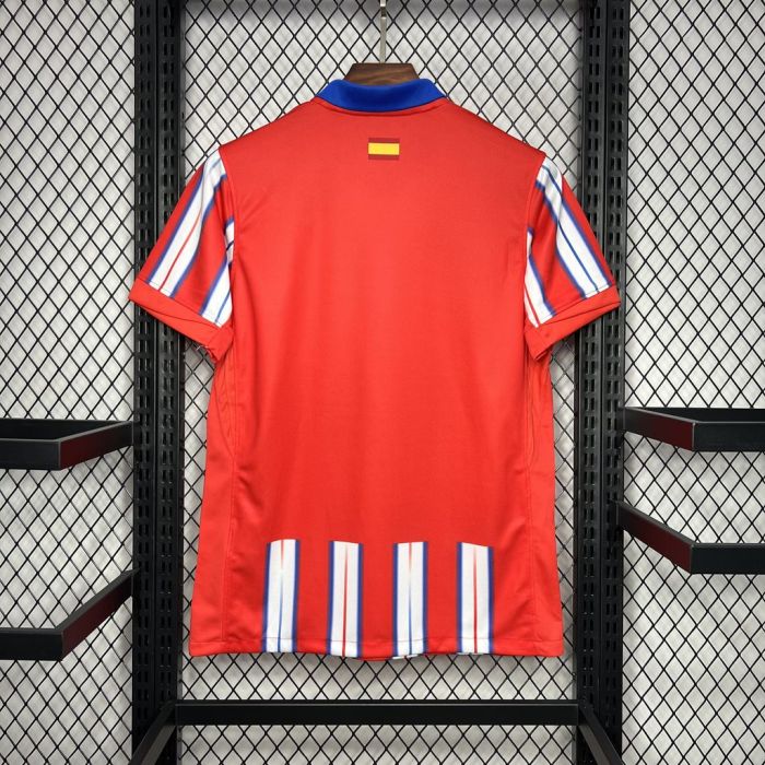 Fan Version 2024-2025 Atletico Madrid Home Soccer Jersey Football Shirt