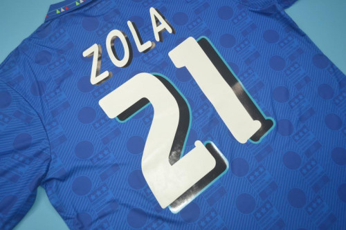 Retro Jersey 1994 Italy ZOLA 21 Home Soccer Jersey Vintage Football Shirt
