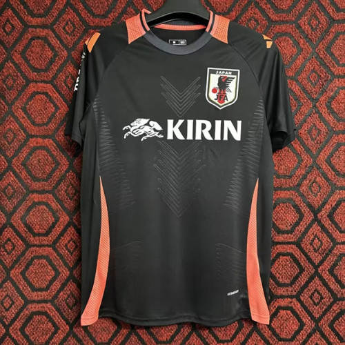 Fan Version Japan 2025 Black Soccer Training Jersey Football Pre-match Shirt