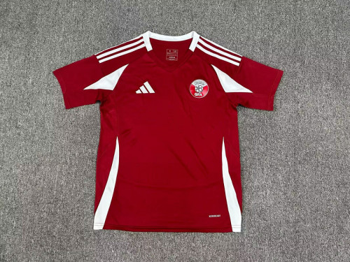 Fan Version 2025 Qatar Home Soccer Jersey Football Shirt