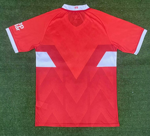 Fans Version 2024-2025 Stuttgart Away Red Soccer Jersey Champions League Football Shirt