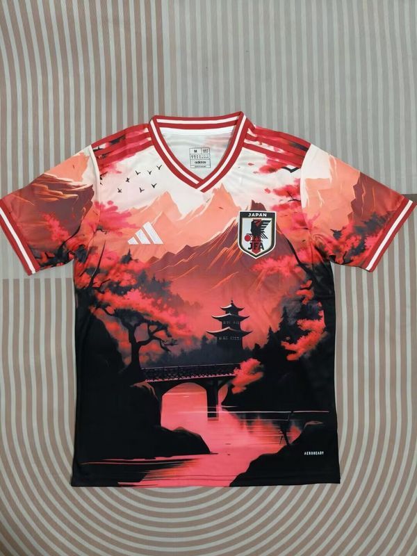 Fan Version Japan 2024 Red Fuji Version Soccer Jersey Football Shirt