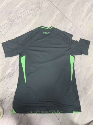 Fans Version 2025 Algeria Third Away Dark Green Soccer Jersey Football Shirt