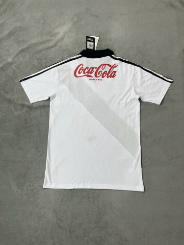 Retro Jersey Vasco Da Gama 2000-2001 Away White Soccer Jersey Vintage Football Shirt