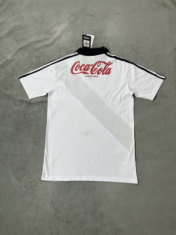 Retro Jersey Vasco Da Gama 2000-2001 Away White Soccer Jersey Vintage Football Shirt
