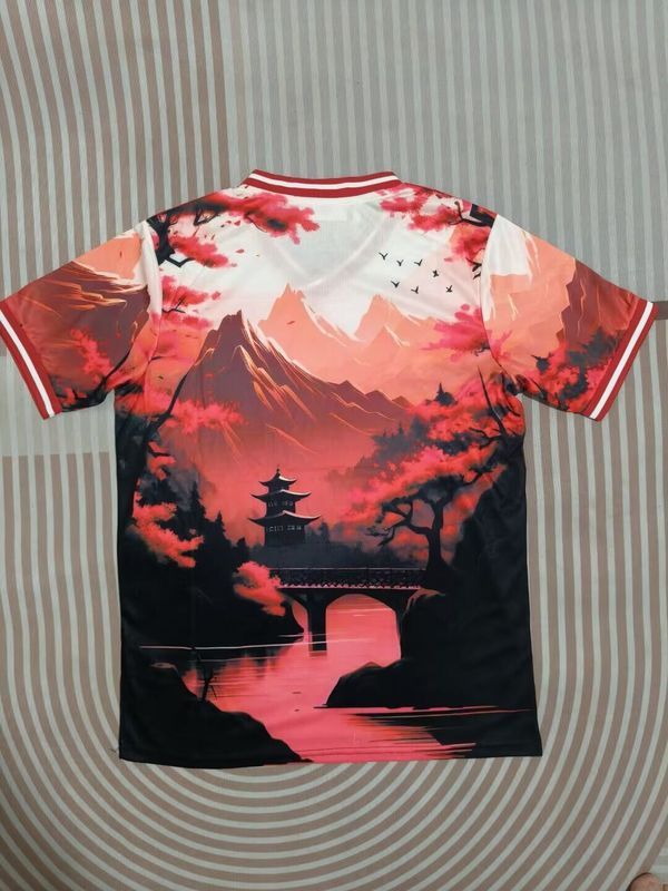 Fan Version Japan 2024 Red Fuji Version Soccer Jersey Football Shirt