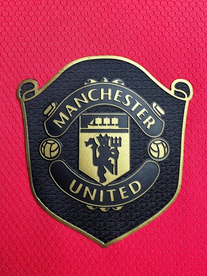 Long Sleeve Retro Jersey 2019-2020 Manchester United Home Soccer Jersey Vintage Football Shirt