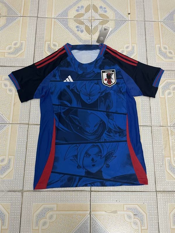 Fan Version Japan 2024 Blue Red Dragon Ball Version Soccer Jersey Football Shirt