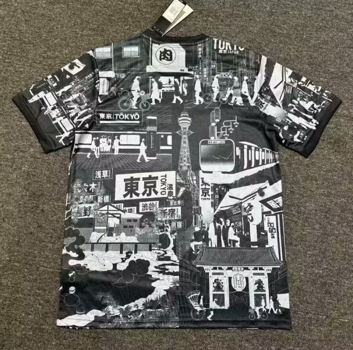 Fan Version Japan 2024 Black Grey Tokyo Version Soccer Jersey Football Shirt